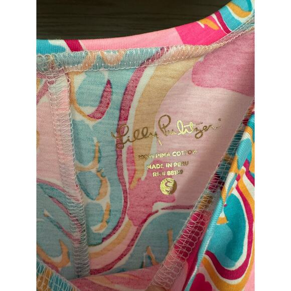Lilly Pulitzer Linden Dress in Peel And Eat Flamingo - Picture 5 of 6